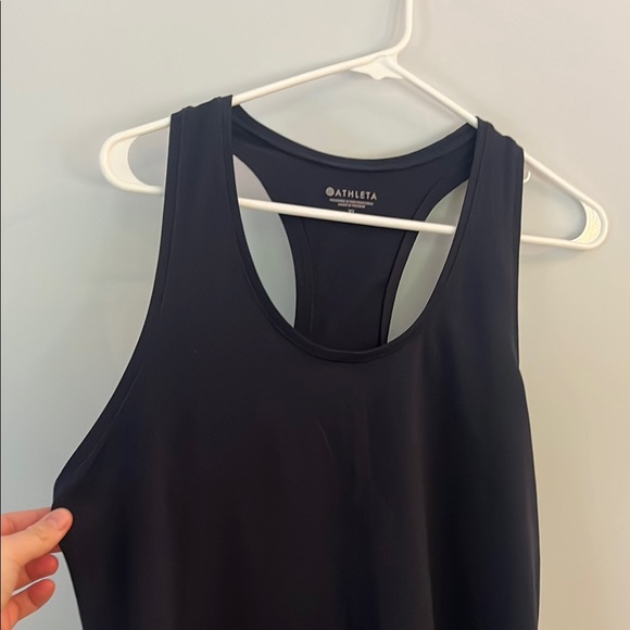 Athleta Black and White Sleeveless Tank Top - Picture 3 of 6